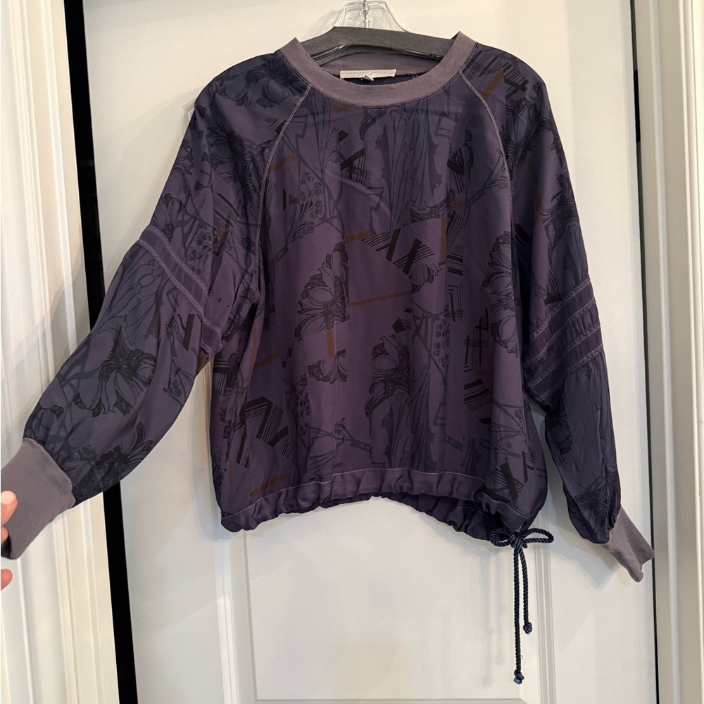 Burning Torch Dark Purple Graphic Sweatshirt